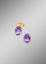 Ohrstecker mit echt Amethyst 